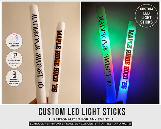 Custom LED light Sticks