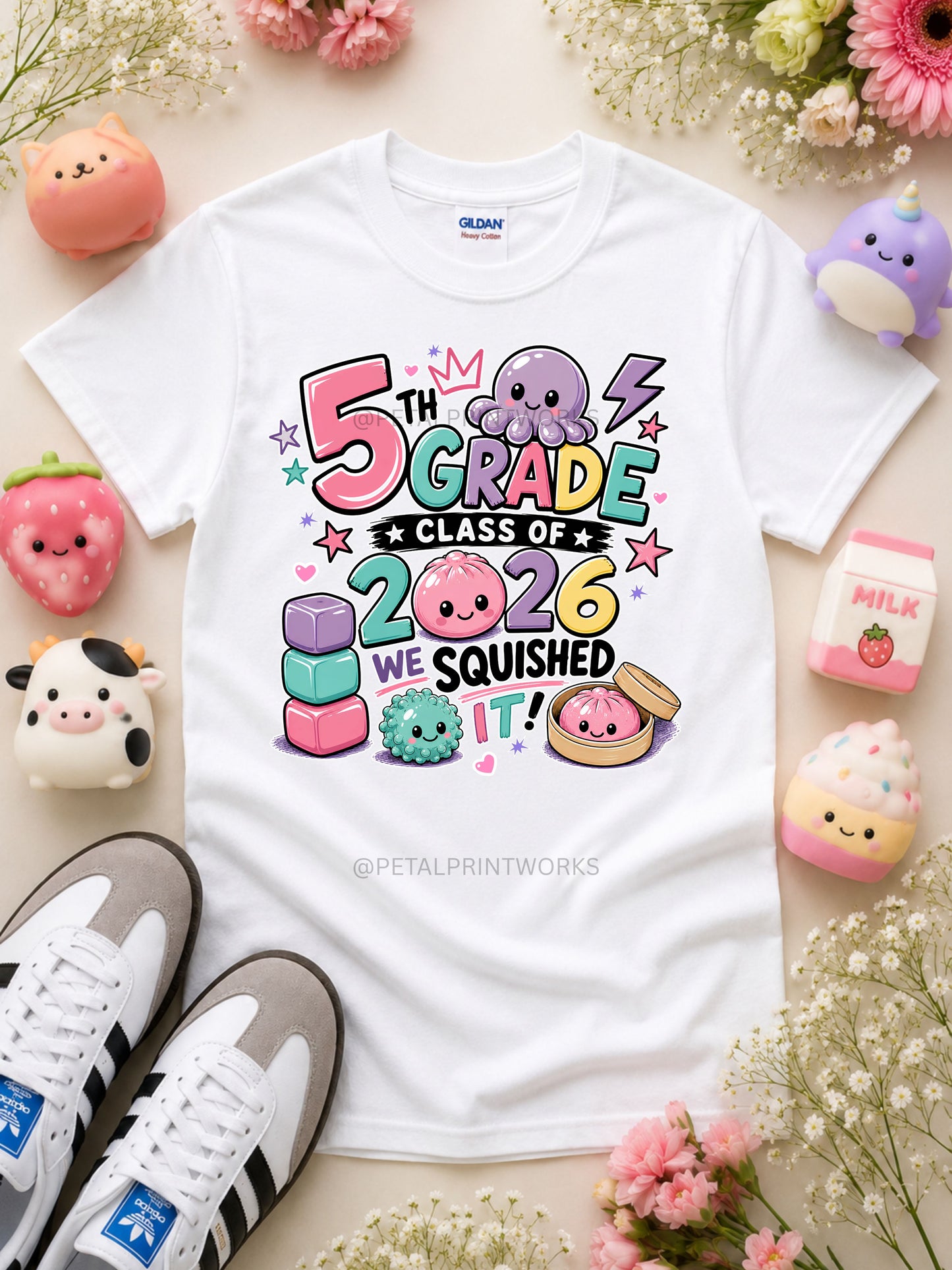 5TH & 6TH GRADE GIRLS SQUISY GRADUATION SHIRTS