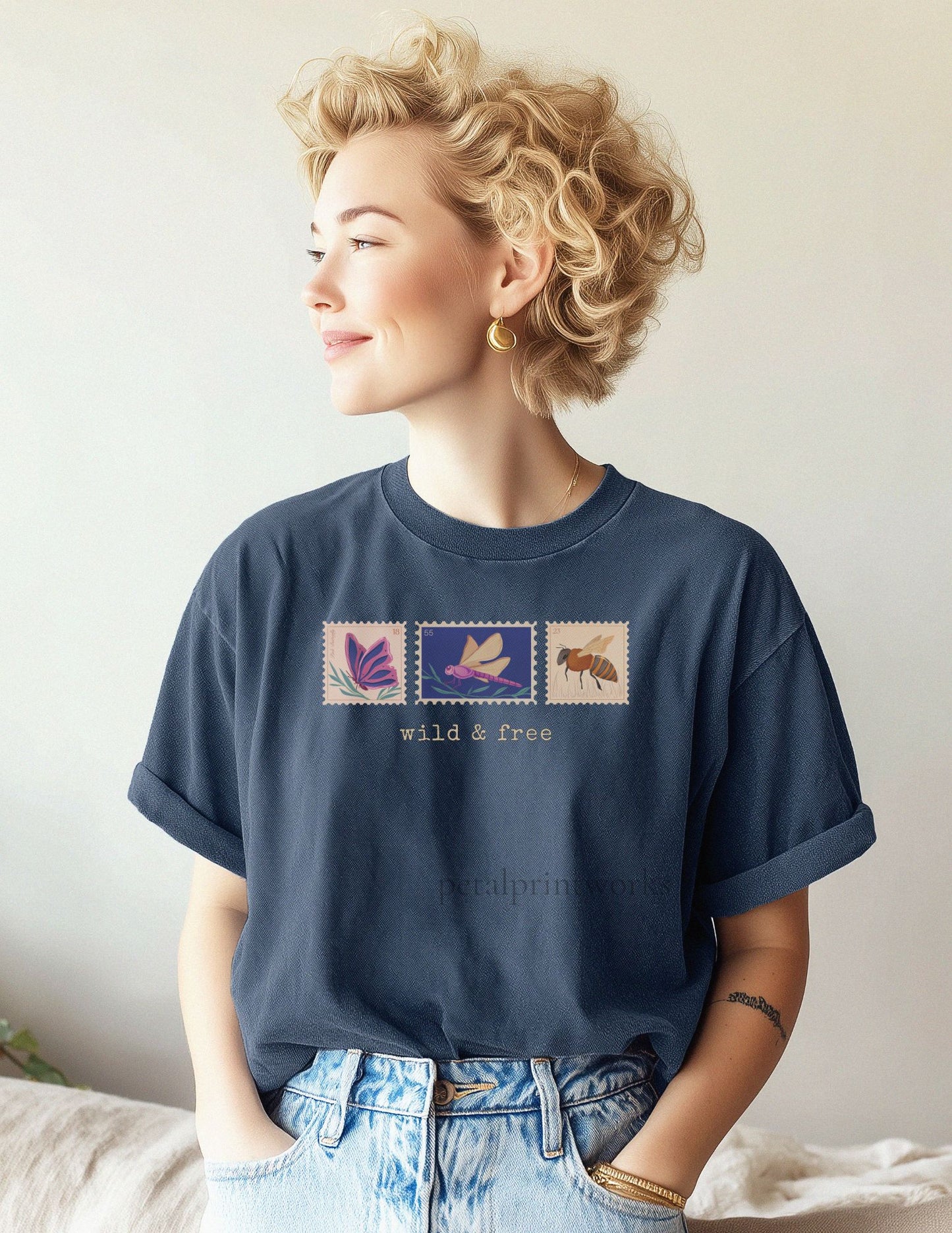 Wild &Free Tee – Nature Inspired Graphic Shirt | Comfort Colors 1717